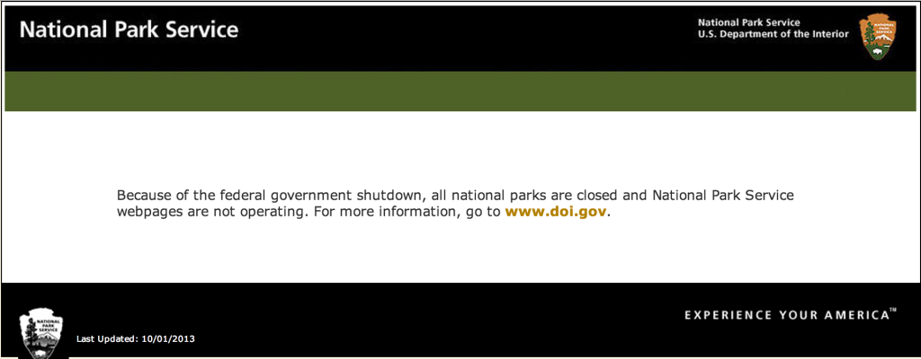 Dealing with the shutdown